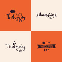 Fototapeta premium Happy Thanksgiving Day