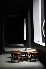 old chinese table and chairs