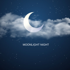 Plakat Night sky background