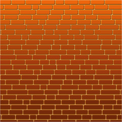 Fototapeta premium painted background orange brick wall