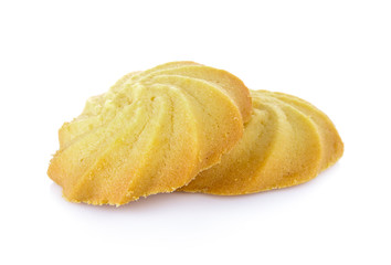 cookie on white background