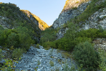 Norway mountains at sunset