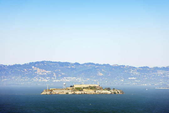 USA, California, San Francisco, former prison island Alcatraz