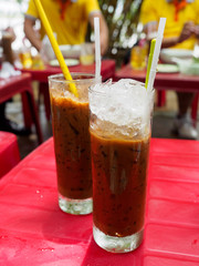 Street vietnam ice coffe