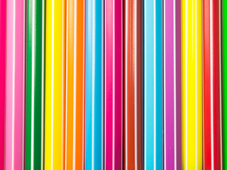 Abstract background from row of colorful pen