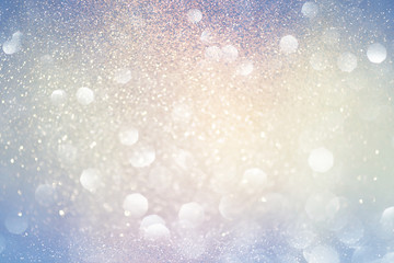 abstract bokeh background, shining lights, holiday sparkling atmosphere - obrazy, fototapety, plakaty