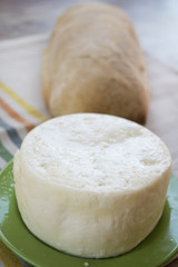 bread and ewe's milk cheese or pecorino