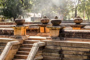Buddhist temple, Anuradhapura sacred city, Sri Lanka