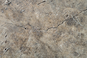 Cracked concrete old wall