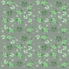 Abstract Elegance Seamless pattern with floral background. Vector illustration