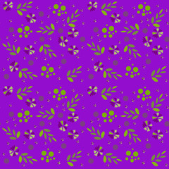 Abstract Elegance Seamless pattern with floral background. Vector illustration