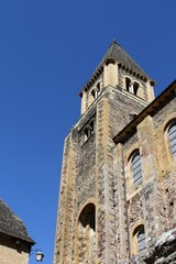 Fototapeta na wymiar Conques,village médiéval en Aveyron