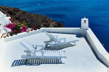 Oia is the most beautiful village on the Greek island  Santorini © jirmar