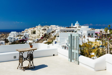 Oia is the most beautiful village on the Greek island  Santorini © jirmar