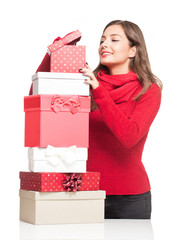 Fototapeta premium Happy merry Christmas.