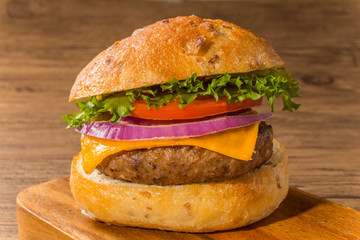 典型的なハンバーガー　Hamburger United States dish