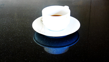 White Coffee cup,Hot drink