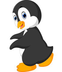 Cute penguin cartoon