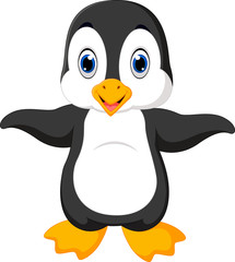 Cute penguin cartoon