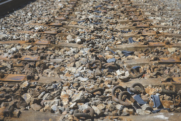 Railway under maintenance.