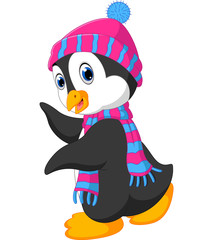 Cute penguin cartoon