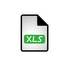 computer xls file icon