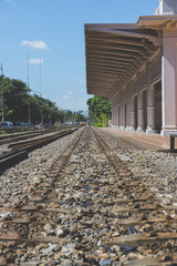 Railway under maintenance.