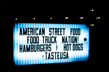 Banner of a food truck