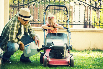 Mawing the Lawn