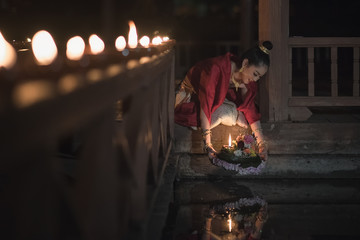 Noppamas Queen Contest in Loy kratong tradition: Loy Krathong Day is one of the most popular...