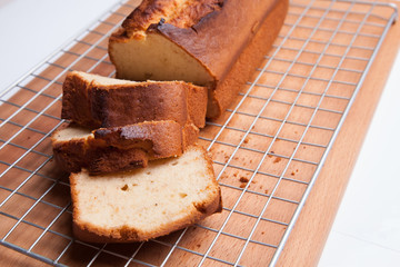 Banana Cake Bread Loaf