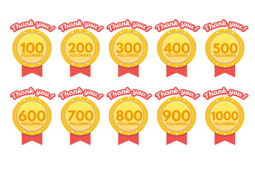 Thank you followers set