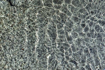 Wasser Textur hintergrund mit sonnenspiegelung