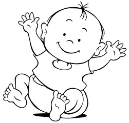 Free Free Baby Outline Svg 479 SVG PNG EPS DXF File