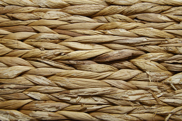 A full page of woven reed hamper background texture