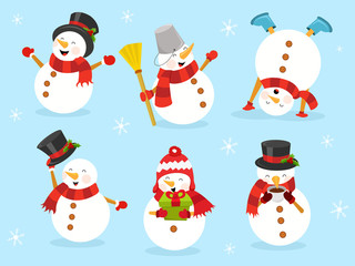 Cute Snowman  Set