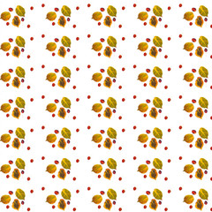 pattern multicolored autumn leaves