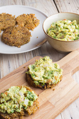 Quinoa with guacamole