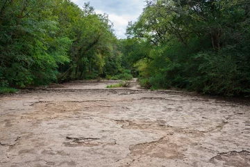 Fototapete Rund Dry River Bed © dmcgill71
