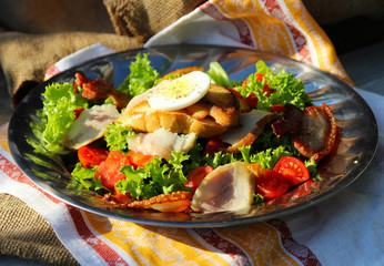 салат деревенский 