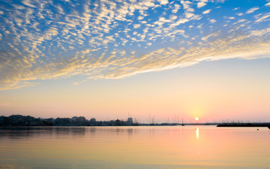 Dawn at the marina III