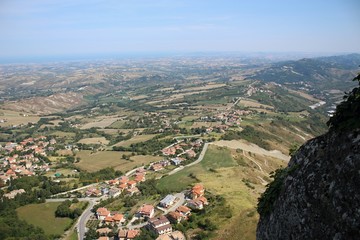 Fototapeta na wymiar Horison in San Marino.