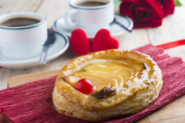 Apple pie with the special day