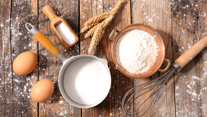 baking ingredient and utensil