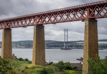 Forth Rail and Road Bridges in Edinburgh