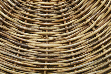 A full page of a wicker hamper background texture
