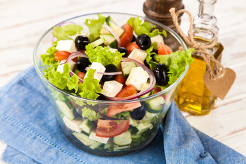 Delicious greek salad