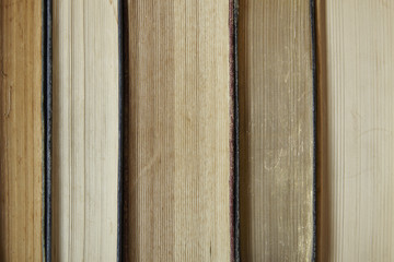 A full page of books forming a background texture