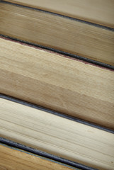 A full page of tomes forming a background texture