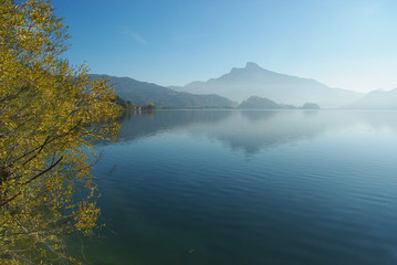 The Schafberg from the Mondsee